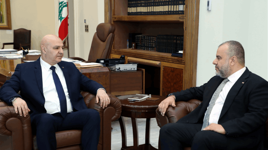 عبد المسيح عرض مع الرئيس عون التطورات والحملة على الفساد