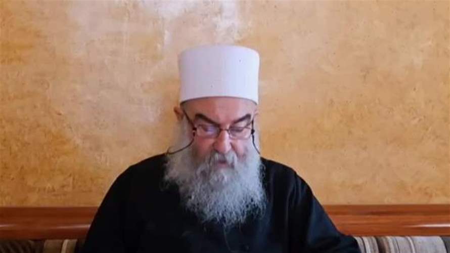 الشيخ الهجري للمقاتلين المحليين: لمواجهة القوات السورية التي دخلت المدينة