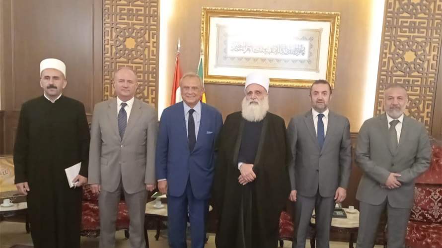 حبيب يستكمل جولته على الفاعليات الروحيّة بلقاء الشيخ أبي المنى