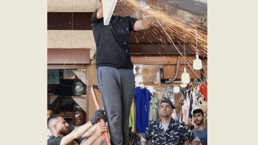 القوى الأمنية نفذت عملية لإزالة التعديات في منطقة الجسر بطرابلس