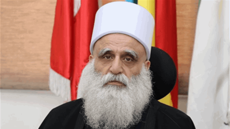 رسالة من شيخ العقل لرؤساء وملوك الدول الراعية والمؤثرة في وضع سوريا