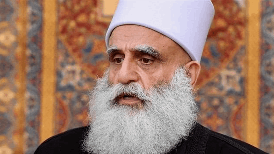 شيخ العقل إتصل بجنبلاط وأرسلان وتلقى اتصالات من بري وسليمان وجعجع وشخصيات