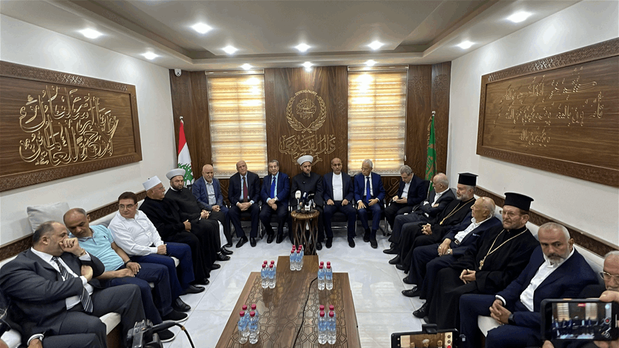 قمة وطنية في دار الفتوى في راشيا... المفتي حجازي: نطالب الدولة بالوقوف بحزم ضد كل خروج عن القانون