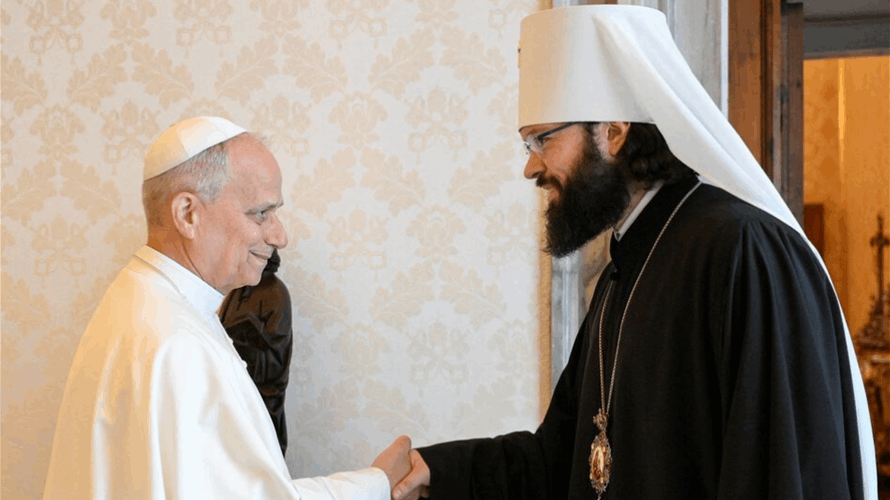 Pope Leo meets Russian Orthodox Church official in Vatican