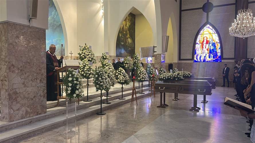 ضحيتا جريمة مروعة... غزير تودع جورج عبدالله التحومي وزوجته ليليان جوزف يزبك