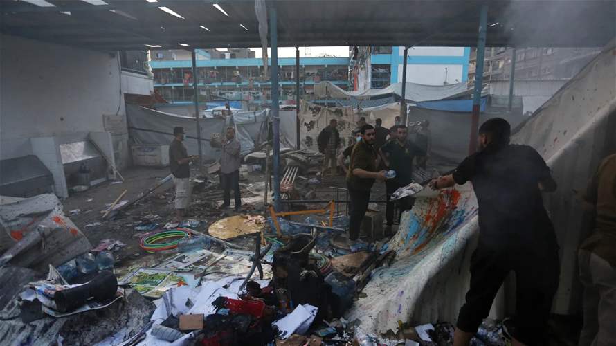 الدفاع المدني: استشهاد 30 فلسطينيا في غارات ليلية إٍسرائيلية على مخيم النصيرات بقطاع غزة
