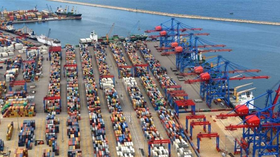 Beirut Port container traffic surges nearly 39% in July 2025, highest since 2019