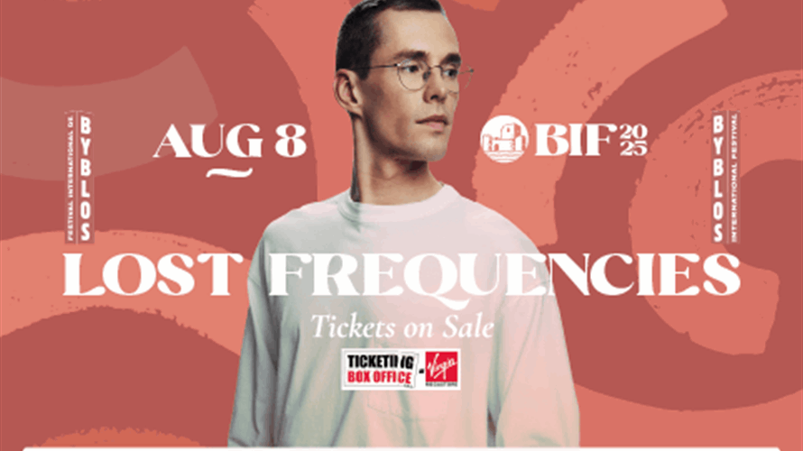 Lost Frequencies is coming to Lebanon to perform live at Byblos International Festival! Book your tickets now, and be ready for an unforgettable night of music 🎶