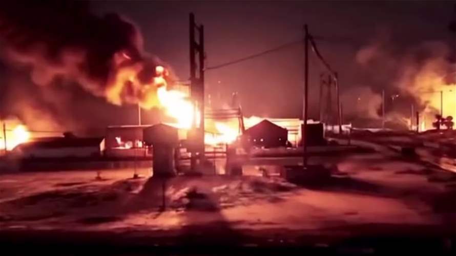 Ukrainian drone attack sparks fire at oil depot in Russia’s Sochi