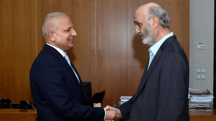 جعجع استقبل رئيس البعثة الديبلوماسية العراقية في لبنان