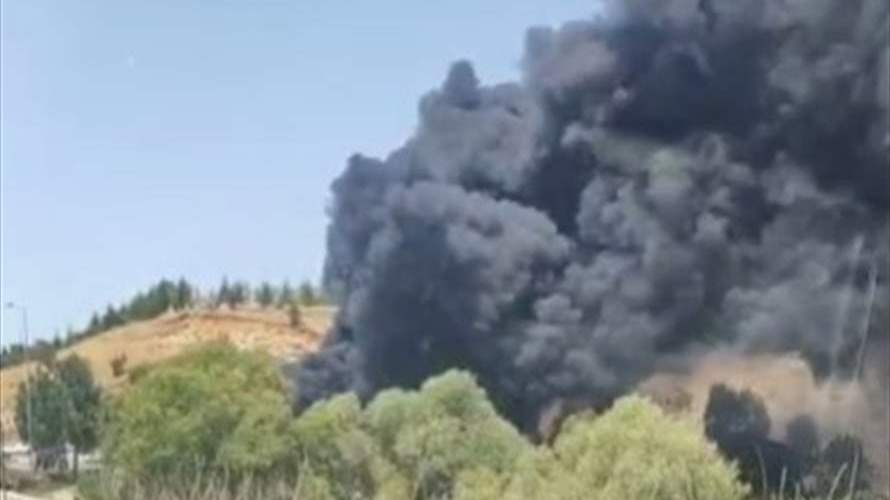 In video: Fire breaks out in a building in Faqra, Kfardebian