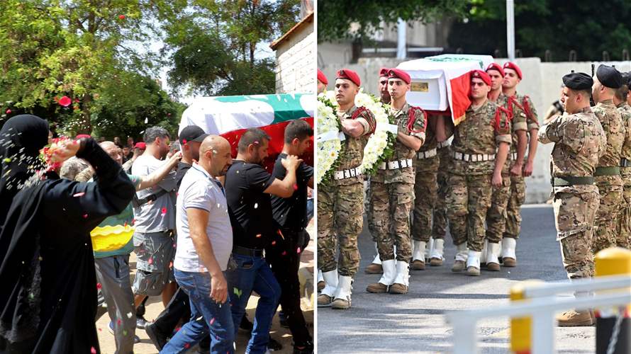 Lebanese army honors soldiers killed in deadly arms cache blast — see photos