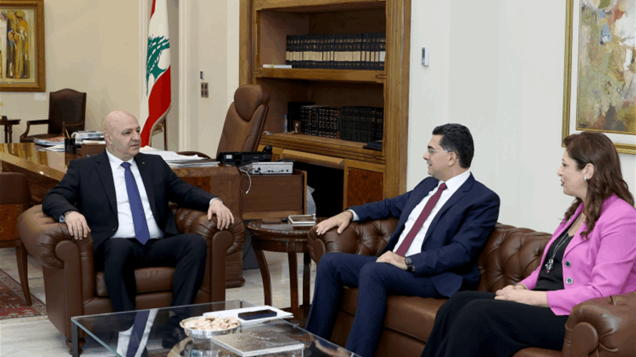 رئيس الجمهورية عرض مع مرقص وندّاف أوضاع "تلفزيون لبنان"