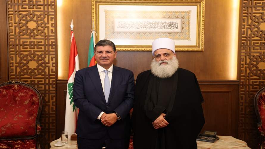 بهاء الحريري بعد لقائه شيخ العقل: نعتبر الطائفة الدرزية من المكونات الأساسية في المعادلة اللبنانية