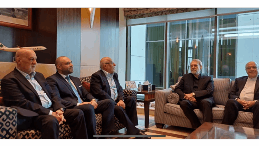وصول لاريجاني إلى مطار بيروت