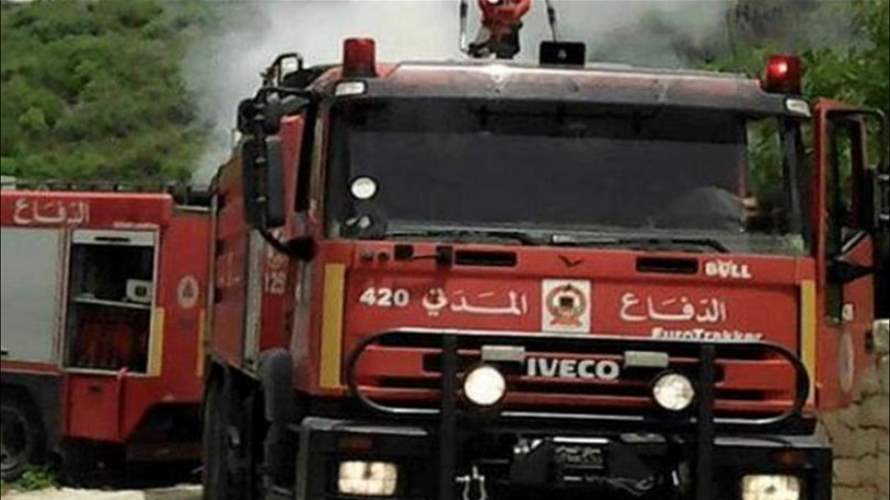 إصابة رئيس مركز الدفاع المدني في راشيا الفخار بحروق خلال مشاركته في إهماد حريق