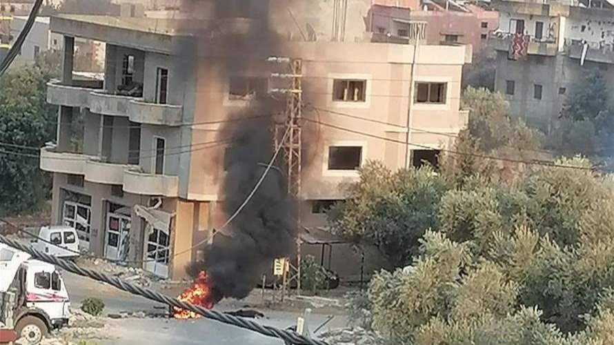 صاروخان في بلدة عيترون في قضاء بنت جبيل