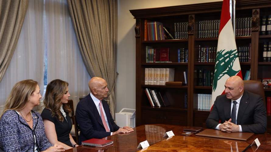 Lebanese president seeks 'increased support' to reinforce army in meeting with US envoys 