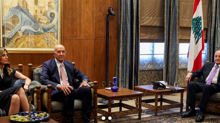 براك بعد لقائه بري: نسير جميعًا بالإتجاه الصحيح