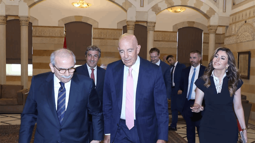 Lebanese PM Salam meets Tom Barrack, urges US to push Israel to halt hostilities