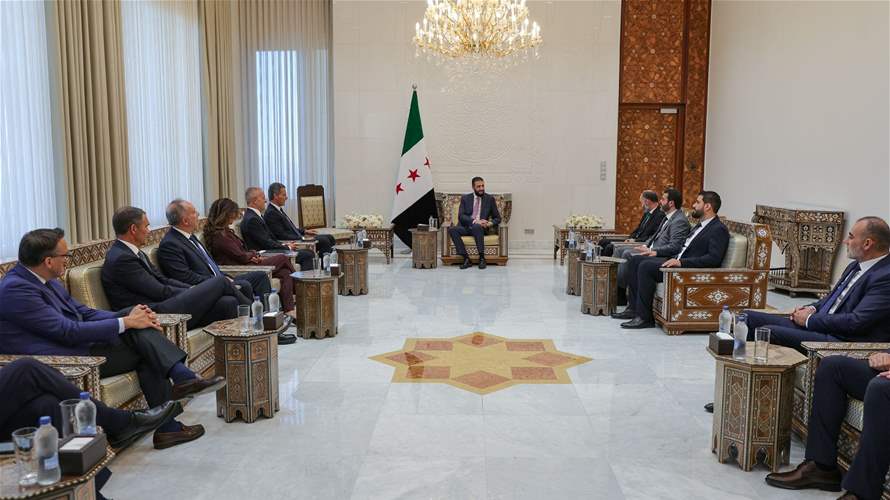 سانا: الرئيس السوري أحمد الشرع يستقبل وفداً من مجموعة CMA CGM برئاسة رئيس مجلس إدارتها رودولف جاك سعادة