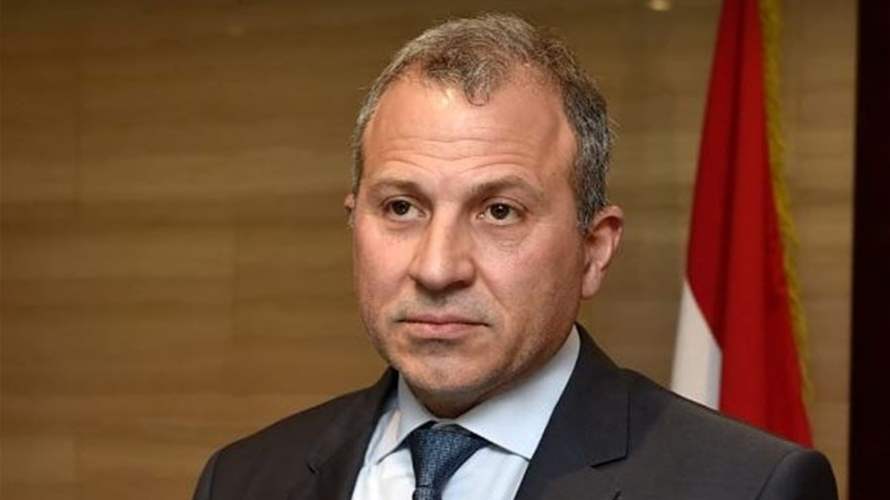 باسيل: لحل شامل يحمي لبنان وتسليم السلاح من دون صدام داخلي