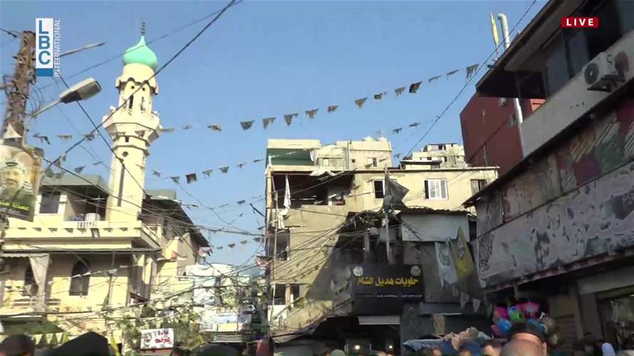المشهد من مخيّم برج البراجنة قبيل بدء تسليم السلاح الفلسطيني للجيش