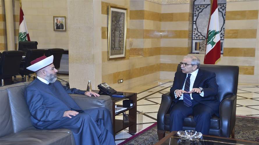 مفتي بعلبك - الهرمل بعد لقائه سلام: النزول الى الشارع سلاح ذو حدين لا ندري كيف يمكن أن يؤثر علينا وعلى البلد ككل