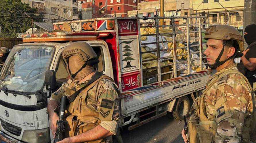 Camps disarmament: Lebanon eyes expanded Palestinian weapons transfers after initial delivery
