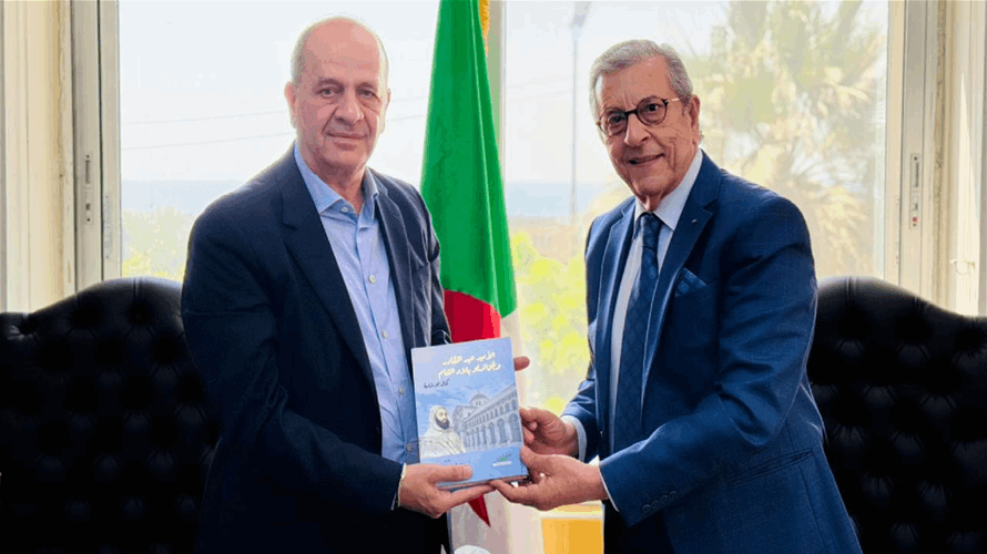 Algerian Embassy honors LBCI's 40th anniversary in Beirut in meeting with chairman Pierre El-Daher