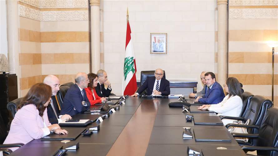 نواف سلام ترأس اجتماعا للجنة الوزارية المكلفة إصلاح القطاع العام وتحديثه