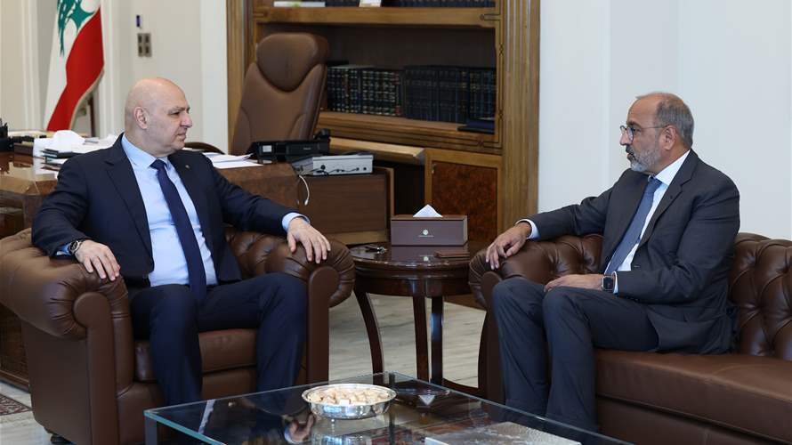 عون بحث وريزا في عمل المنظمات الدولية في لبنان