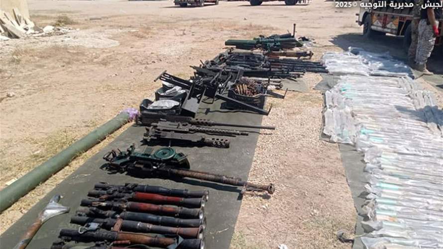 Lebanese Army receives weapons from Palestinian camps in Tyre as part of ongoing handover process