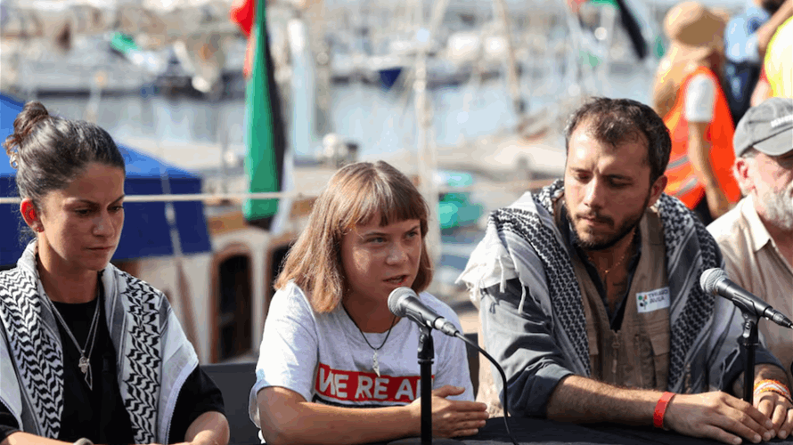 Greta Thunberg joins flotilla heading for Gaza with aid