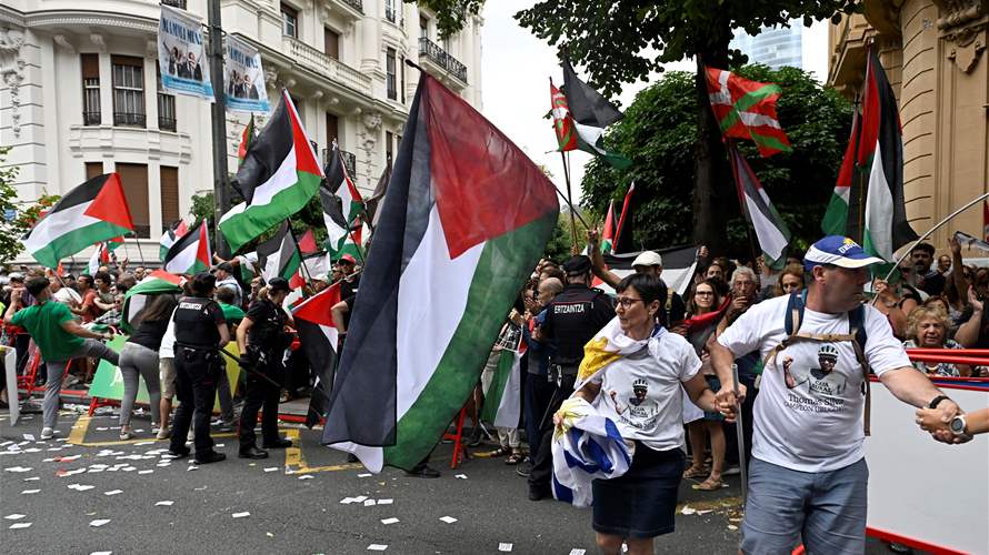 Pro-Palestinian protest forces Vuelta stage to be shortened: Organizers