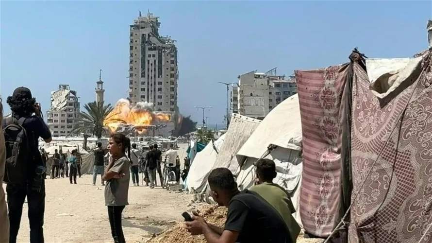 الجيش الإسرائيلي يدمّر برجا ثانيا في مدينة غزة التي دعا لإخلائها
