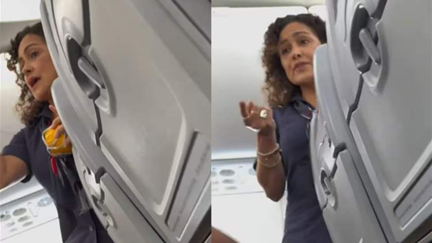 طلبت من المضيفة "أن تصمت"... هذا ما حدث لراكبة على الطائرة (فيديو)
