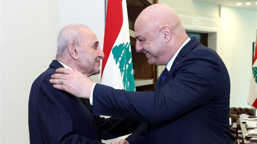 بري مغادراً قصر بعبدا: ببركات ستنا مريم كل شي منيح...