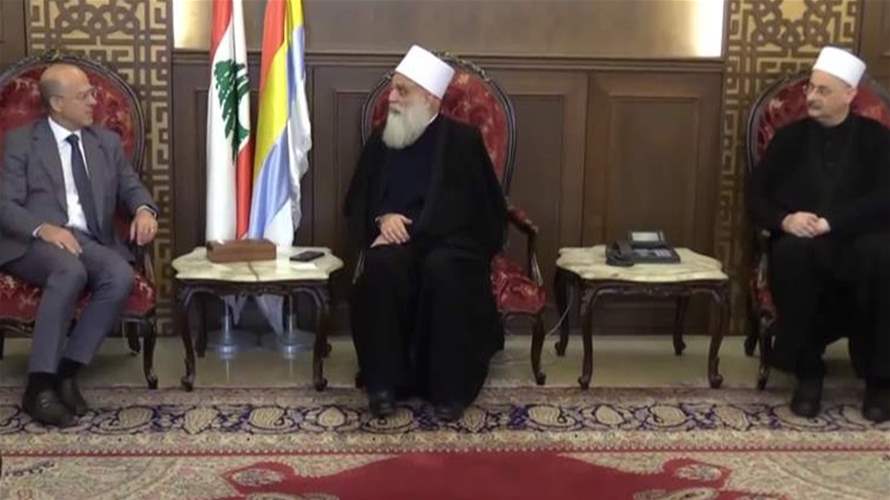 مكي التقى شيخ العقل... ونقاش في مشروع الإصلاح الإداري 