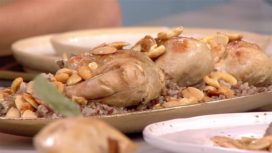 الأرز مع الدجاج وسلطة الشمندر وحلوى النمورة... إليكم طريقة التحضير مع الشيف فادي زغيب (فيديو)
