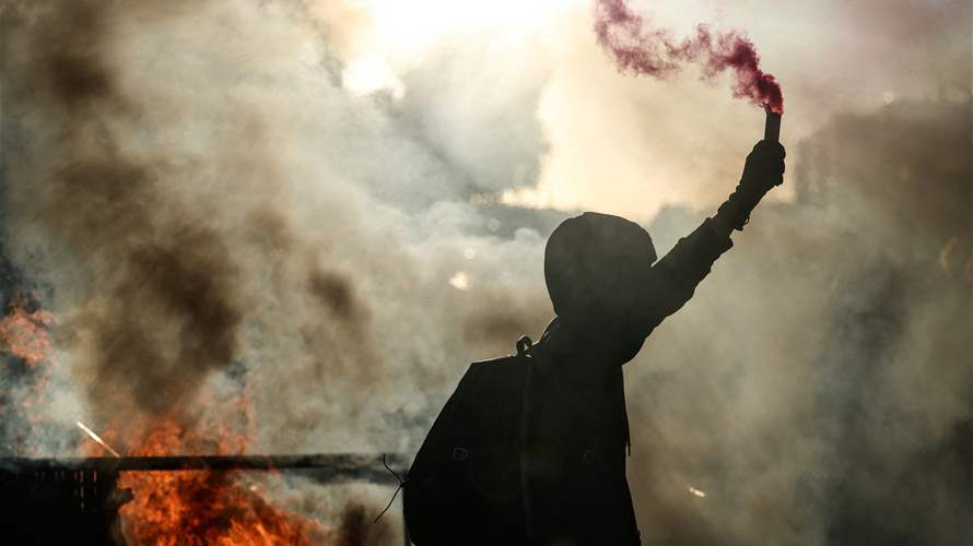 Protesters stage demonstrations across France in bid to 'Block Everything'