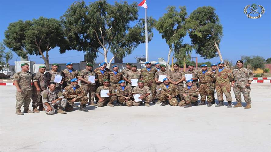 بالصور - تدريب مشترك بين الجيش واليونيفيل في مجال الألغام والذخائر غير المنفجرة 