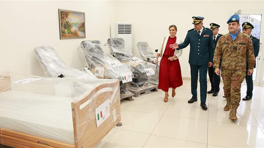 ٣٠ طناً من المواد الطبّية للجيش من وزارة الدفاع الايطالية