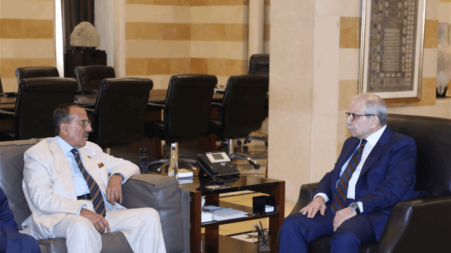 Lebanese PM discusses investment opportunities with UAE businessman Khalaf Al Habtoor