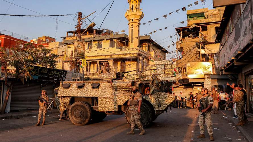 Lebanese army receives eight truckloads of weapons from Palestinian camps