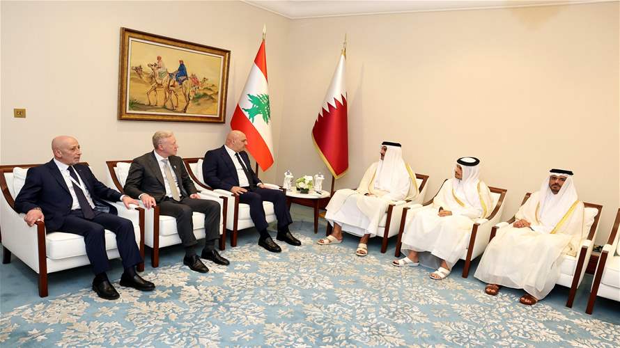 In Doha, Lebanese President Aoun voices solidarity with Qatar after Israeli strike 