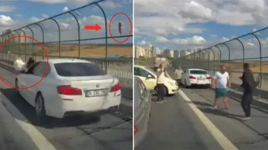 حادثة مروّعة في تركيا... سيارة تصدم سيدة أثناء محاولتها إنقاذ قطة! (فيديو)