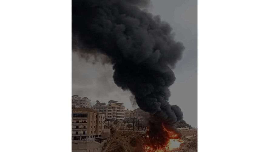 الوكالة الوطنية: حريق في أرض خالية في دوحة عرمون والدفاع المدني يعمل على إخماده