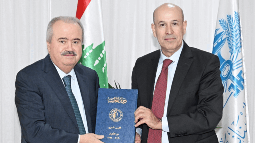 جابر تسلم تقرير ديوان المحاسبة من 2020 إلى 2024