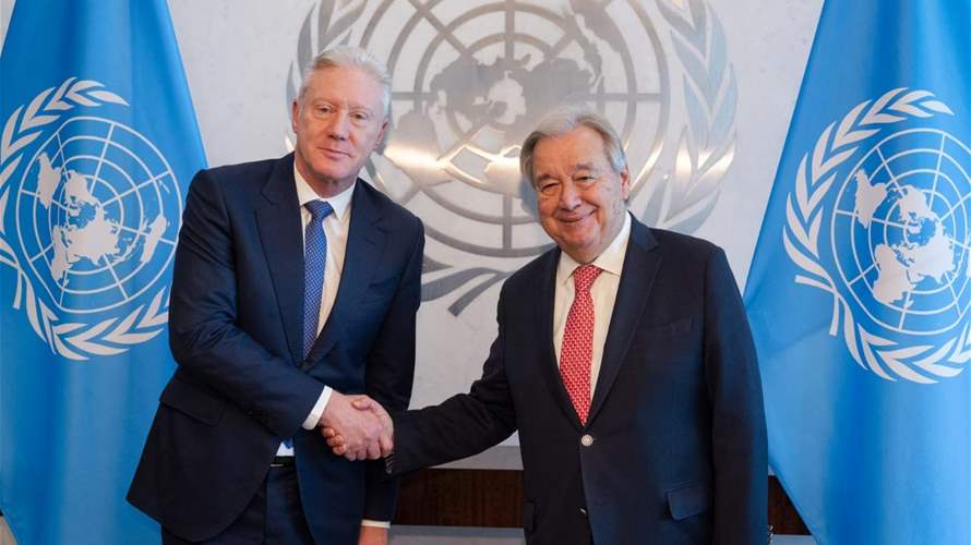 Lebanon’s FM presses UN chief on Israel withdrawal, refugee crisis